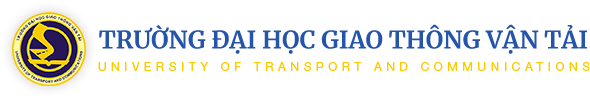 Tuyển sinh logo trường đại học giao thông vận tải hiện đại và tiên tiến